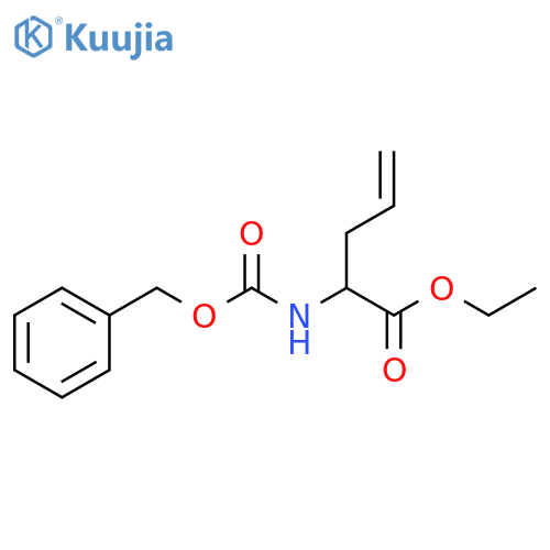 4-Pentenoic acid, 2-[[(phenylmethoxy)carbonyl]amino]-, ethyl ester structure