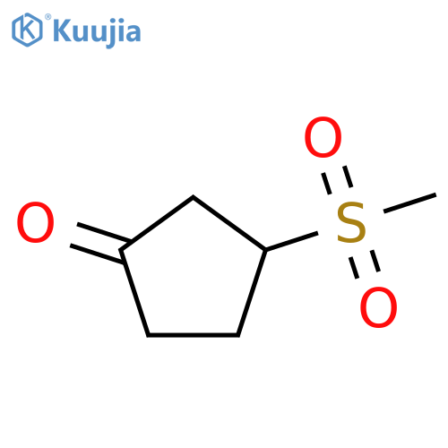 3-methanesulfonylcyclopentan-1-one structure