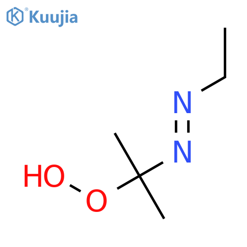 Diazene,1-ethyl-2-(1-hydroperoxy-1-methylethyl)- structure