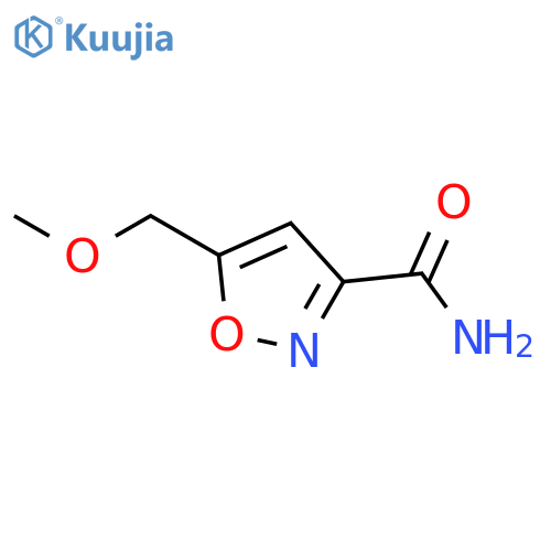 5-(methoxymethyl)-1,2-oxazole-3-carboxamide structure