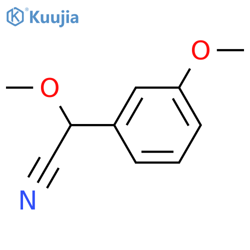 2-Methoxy-2-(3-methoxyphenyl)acetonitrile structure