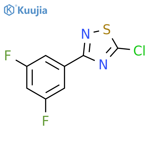 5-chloro-3-(3,5-difluorophenyl)-1,2,4-thiadiazole structure