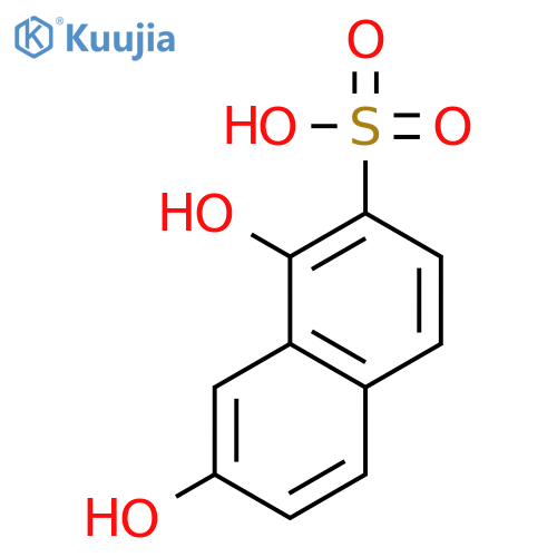 2-Naphthalenesulfonic acid, 1,7-dihydroxy- structure