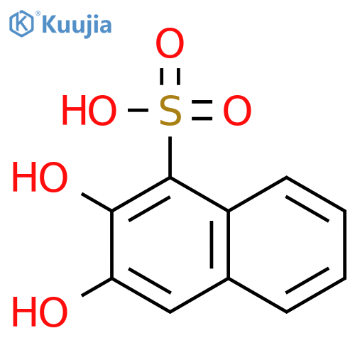 1-Naphthalenesulfonic acid, 2,3-dihydroxy- structure
