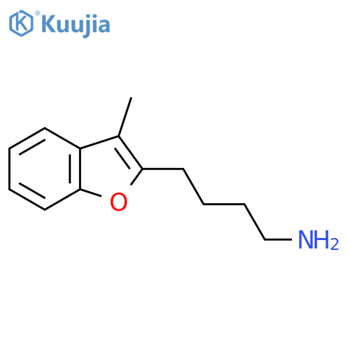 4-(3-methyl-1-benzofuran-2-yl)butan-1-amine structure