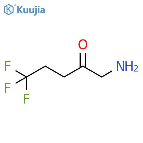 1-amino-5,5,5-trifluoropentan-2-one structure