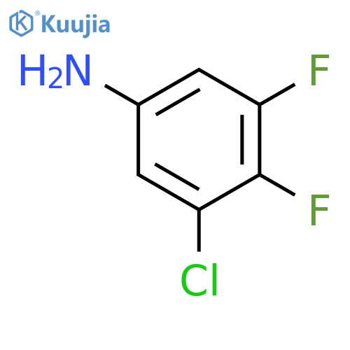 3-CHLORO-4.5-DIFLUOROANILINE structure