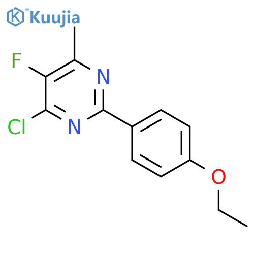 4-Chloro-2-(4-ethoxyphenyl)-5-fluoro-6-methylpyrimidine structure