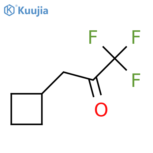 3-cyclobutyl-1,1,1-trifluoropropan-2-one structure