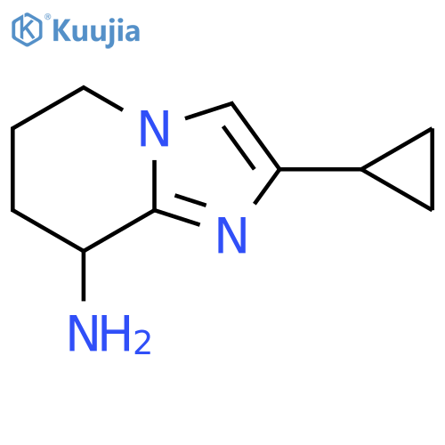 2-Cyclopropyl-5,6,7,8-tetrahydroimidazo[1,2-a]pyridin-8-amine structure