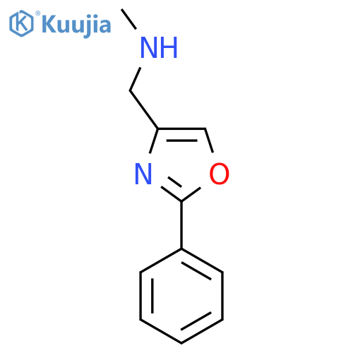 methyl(2-phenyl-1,3-oxazol-4-yl)methylamine structure