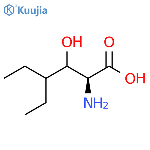 2-amino-4-ethyl-3-hydroxyhexanoic acid structure