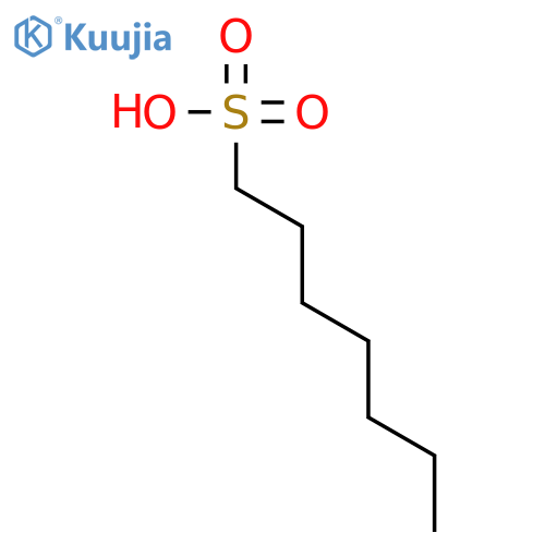 Heptanesulfonic acid structure