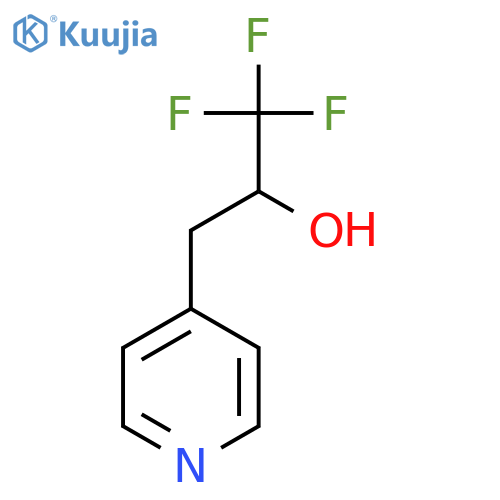 1,1,1-Trifluoro-3-(pyridin-4-yl)propan-2-ol structure