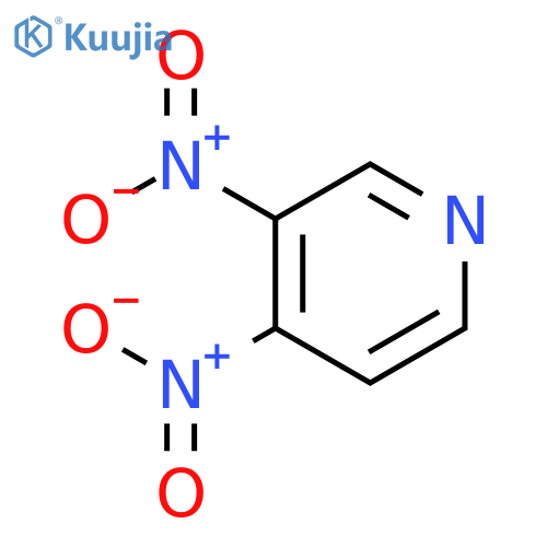 Pyridine, 3,4-dinitro- structure