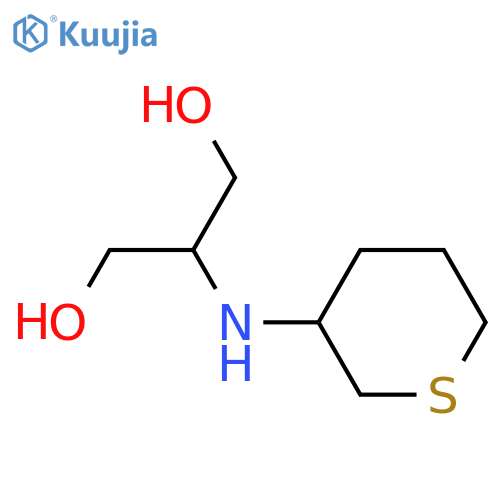 2-[(thian-3-yl)amino]propane-1,3-diol structure