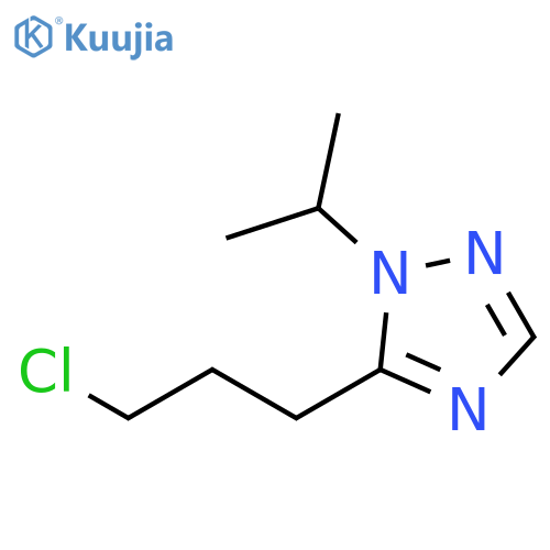 1H-1,2,4-Triazole, 5-(3-chloropropyl)-1-(1-methylethyl)- structure