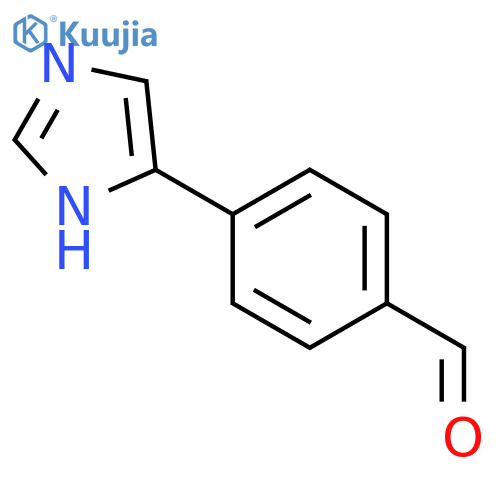 4-(1H-imidazol-5-yl)benzaldehyde structure