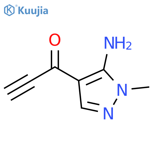 2-Propyn-1-one, 1-(5-amino-1-methyl-1H-pyrazol-4-yl)- structure