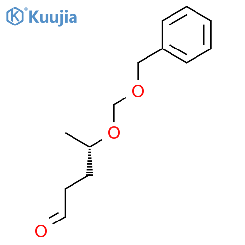 Pentanal, 4-[(phenylmethoxy)methoxy]-, (S)- structure