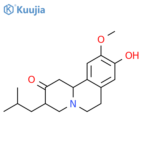 1,3,4,6,7,11b-Hexahydro-9-hydroxy-10-methoxy-3-(2-methylpropyl)-2H-benzoaquinolizin-2-one structure