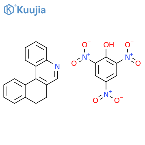 Benzo[k]phenanthridine, 7,8-dihydro-, compd. with 2,4,6-trinitrophenol(1:1) structure