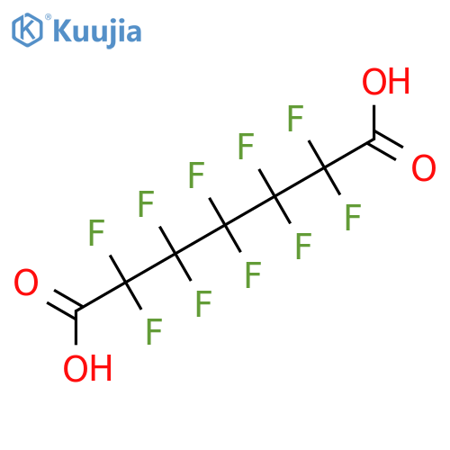 Heptanedioic acid, decafluoro- structure