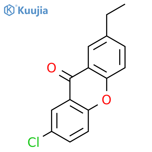 9H-Xanthen-9-one, 2-chloro-7-ethyl- structure