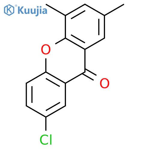9H-Xanthen-9-one, 7-chloro-2,4-dimethyl- structure