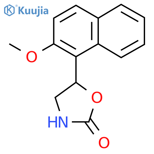 5-(2-methoxynaphthalen-1-yl)-1,3-oxazolidin-2-one structure