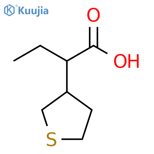 3-Thiopheneacetic acid, α-ethyltetrahydro- structure