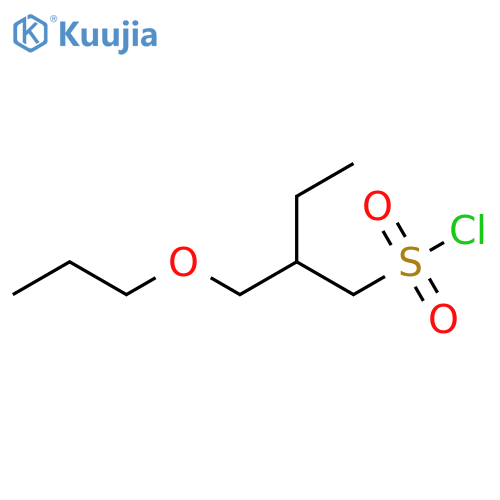 2-(propoxymethyl)butane-1-sulfonyl chloride structure
