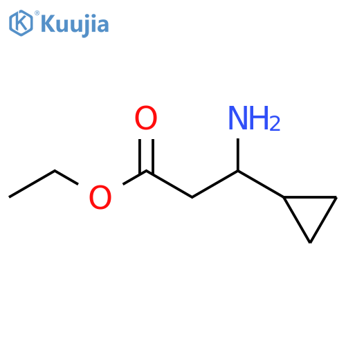 ethyl 3-amino-3-cyclopropylpropanoate structure