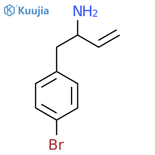 1-(4-Bromophenyl)but-3-en-2-amine structure