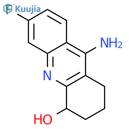 4-Acridinol, 9-amino-6-fluoro-1,2,3,4-tetrahydro- structure