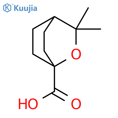 3,3-dimethyl-2-oxabicyclo2.2.2octane-1-carboxylic acid structure