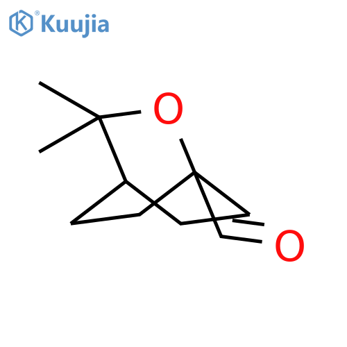 2-Oxabicyclo[2.2.2]octane-1-carboxaldehyde, 3,3-dimethyl- structure