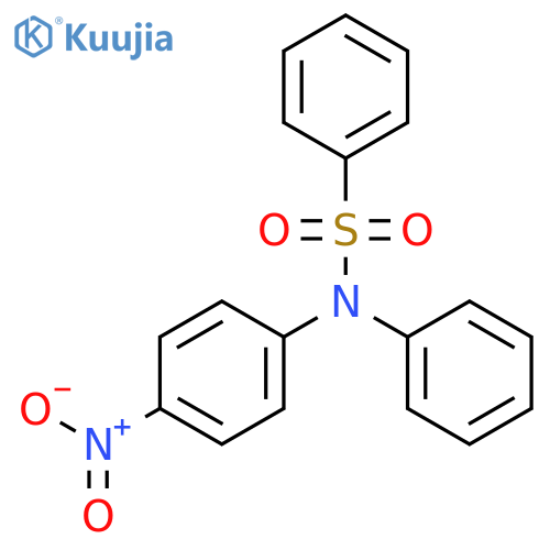 BENZENESULFONAMIDE, N-(4-NITROPHENYL)-N-PHENYL- structure