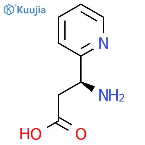 (S)-3-Amino-3-(pyridin-2-yl)propanoicacid structure
