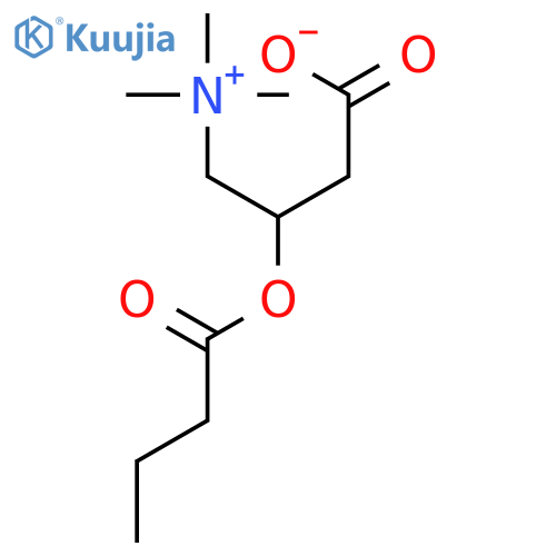 1-Propanaminium,3-carboxy-N,N,N-trimethyl-2-(1-oxobutoxy)-, inner salt structure