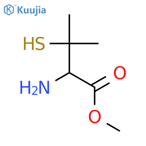 L-Valine, 3-mercapto-,methyl ester structure