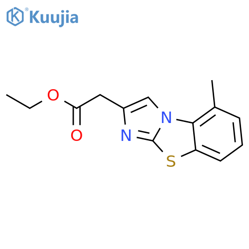 Imidazo[2,1-b]benzothiazole-2-acetic acid, 5-methyl-, ethyl ester structure
