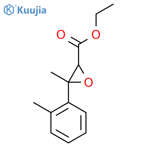 2-Oxiranecarboxylic acid, 3-methyl-3-(2-methylphenyl)-, ethyl ester structure