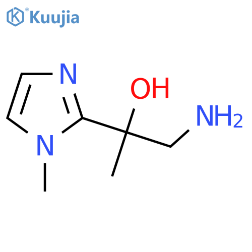 1-amino-2-(1-methyl-1H-imidazol-2-yl)propan-2-ol structure