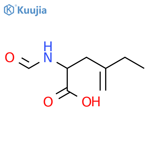 2-formamido-4-methylidenehexanoic acid structure