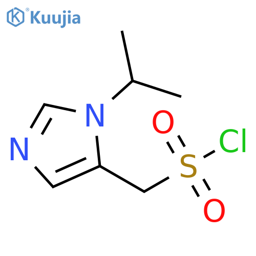 1-(propan-2-yl)-1H-imidazol-5-ylmethanesulfonyl chloride structure