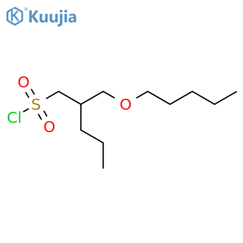 2-(pentyloxy)methylpentane-1-sulfonyl chloride structure