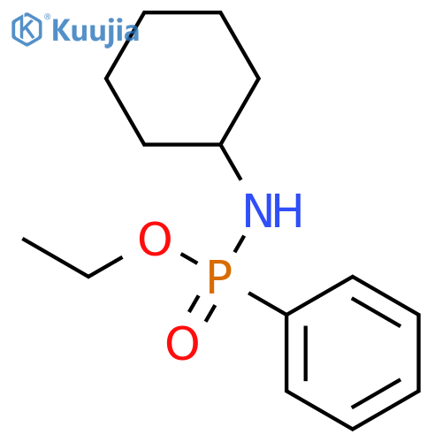 Phosphonamidic acid, N-cyclohexyl-P-phenyl-, ethyl ester structure