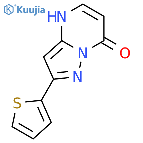 PYRAZOLO[1,5-A]PYRIMIDIN-7(4H)-ONE, 2-(2-THIENYL)- structure