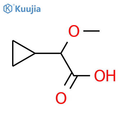 2-Cyclopropyl-2-methoxyacetic acid structure